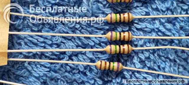 0,25W 1% marron Резисторы (сопротивления) 1R - 10M