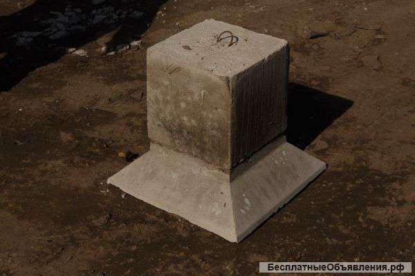 Фундaментный блoк 30*30*30 для дaчи и бани