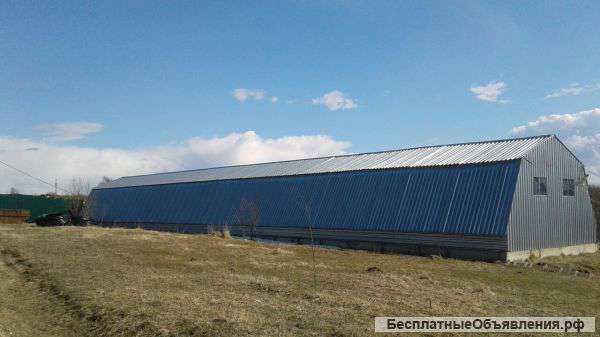 Металлический сборно-разборный ангар