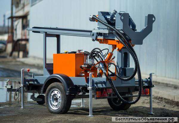 Станок буровой на прицепе
