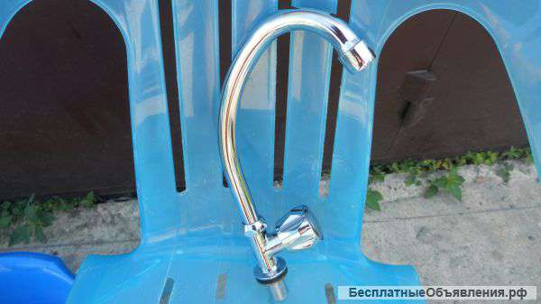 Хромированный новый кран