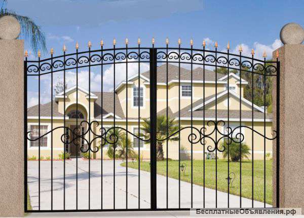 Ворота "Дачные" арочные