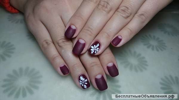 Маникюр, шеллак, дизайн