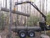Лесовозные тележки с гидроманипуляторами 3 тоннs