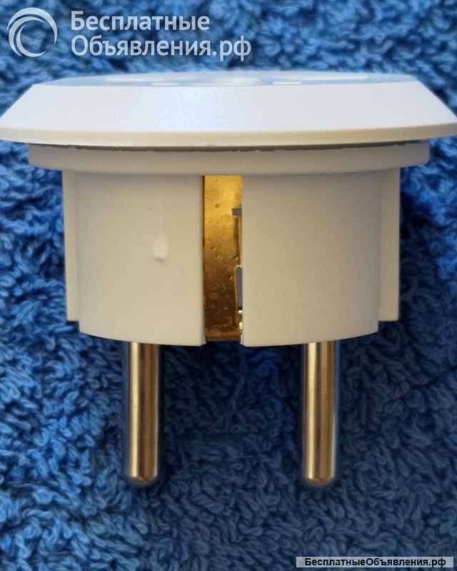 SZ-015 Адаптер белый/чёрный для штепсельной вилки европейского стандарта, 16 А, оригинальный НОВЫЙ