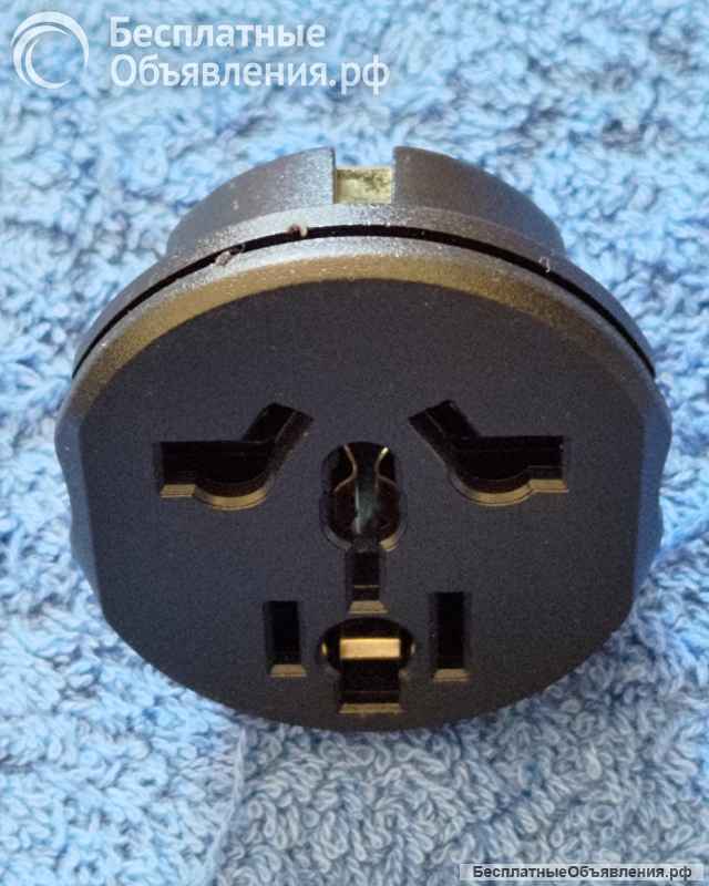 SZ-015 Адаптер белый/чёрный для штепсельной вилки европейского стандарта, 16 А, оригинальный НОВЫЙ