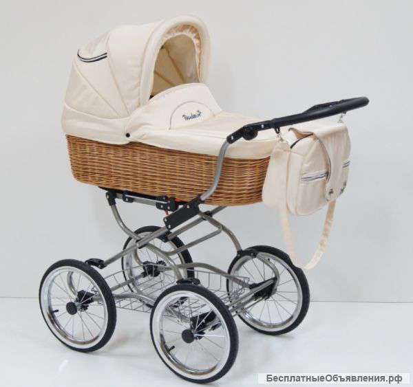 Коляска 3 в 1 Reindeer Prestige "Wiklina" Eco Line, цвет EL-2