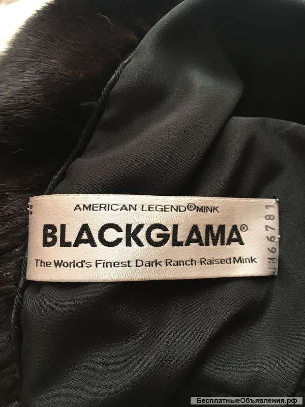 Норковая шуба "bllackglama"
