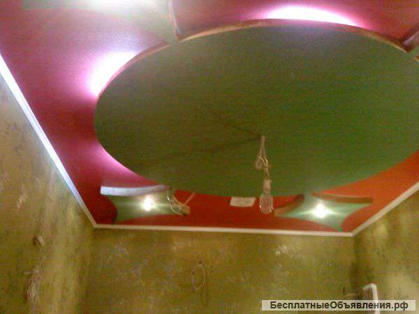 Отделка гипсокартоном любой сложности