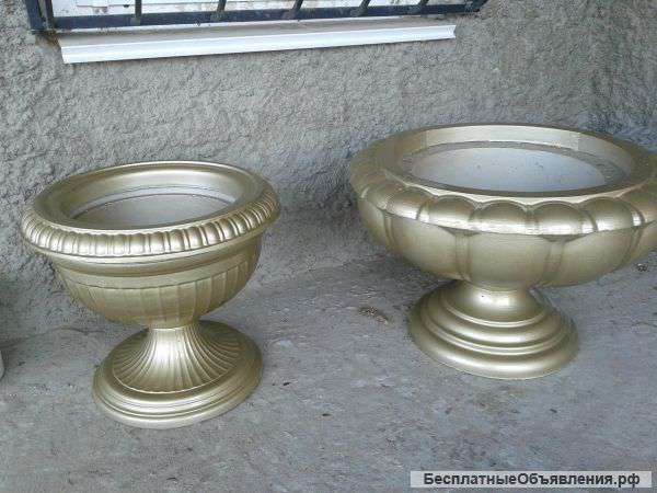 Вазоны бетонные