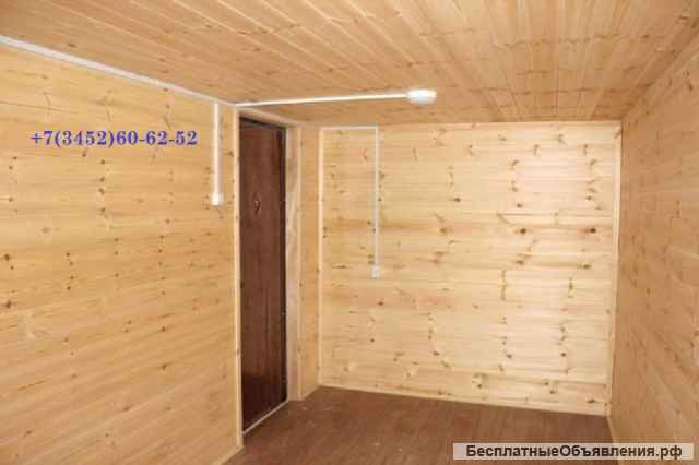 Деревянные дачные домики из вагонки