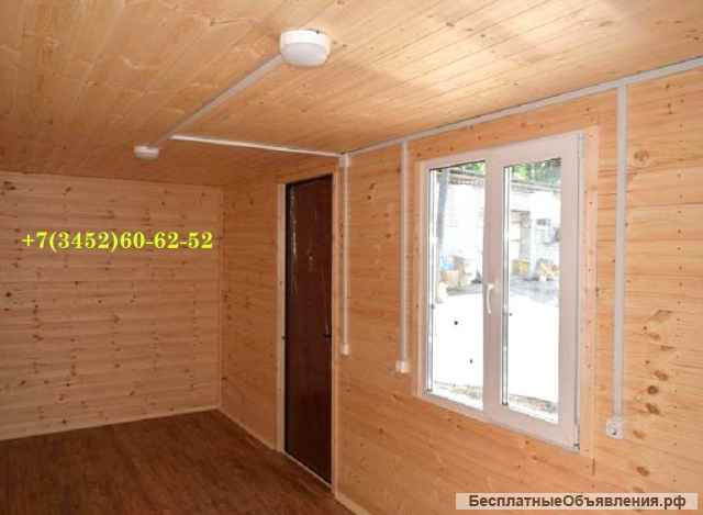 Деревянные дачные домики из вагонки