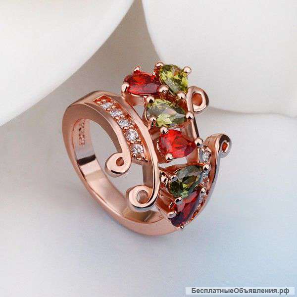 Кольцо Zircon multicolor