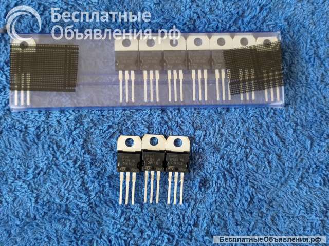 TIP32C, ST STMicroelectronics, PNP, 40W, 100V, 3A, 3MHz, hfe20, TO-220 оригинальный НОВЫЙ