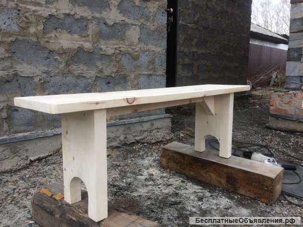 Лавка деревянная
