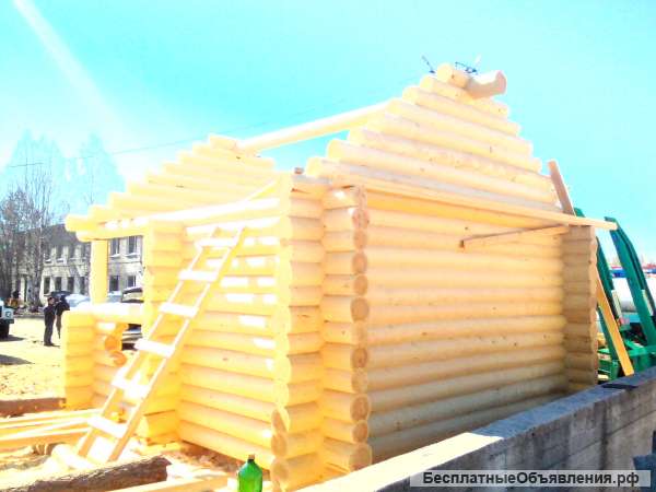 Сруб из бревна