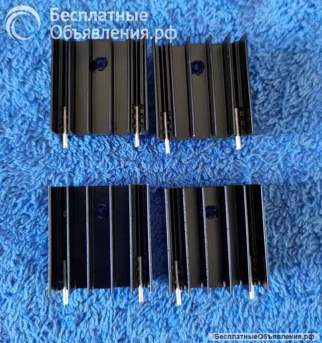 Радиаторы для корпуса TO-220 ЭФФЕКТИВНОЕ охлаждение чёрный оригинальный НОВЫЙ
