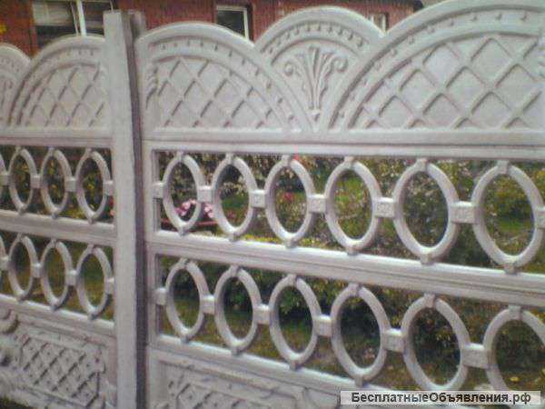 Формы для заборов