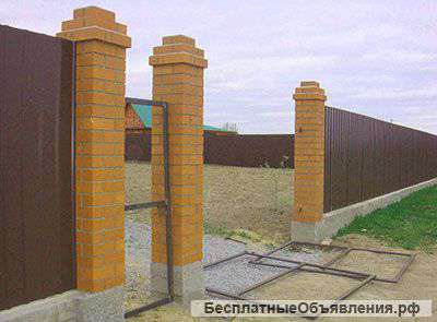 Изготовление ограждений, заборов