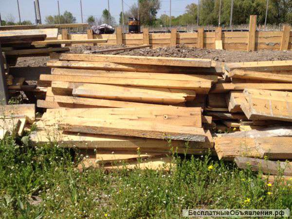 Доска БУ обрезная дюймовка зеленка