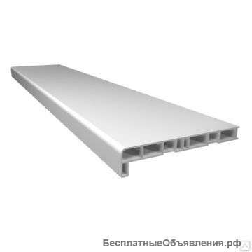 Подоконник ПВХ белый