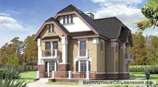 Кирпичный дом 11,5 х 13. Площадью: 197,7 м2