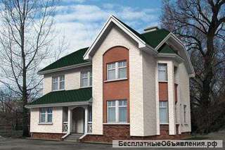 Дом из красного кирпича 13 х 13. Площадью: 168,8 м2