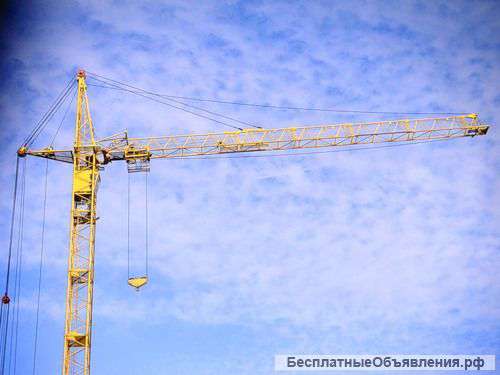 Требуются машинисты башенных кранов