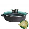 Сотейник с каменным покрытием StoneChef 28 см с крышкой Арома