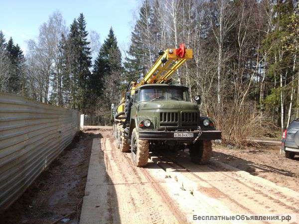 Бурение скважин, обустройство