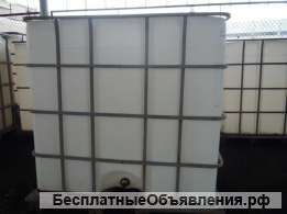 В обрешетке еврокуб не новый 1,2 куба объема готовый