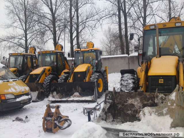 Услуги экскаваторов, погрузчиков, мини экскаваторы