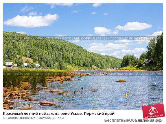 Дом на брегу реки в пос. Усьва
