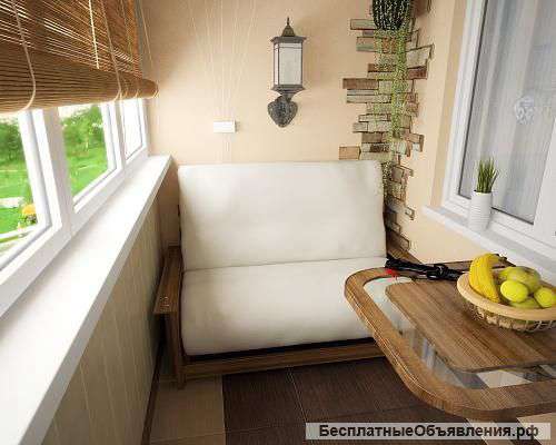 Выполню отделку балкона любой сложности