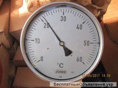 Термометр стрелочный биметаллический JUMO тип 60.8003