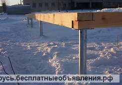 Винтовой Фундамент за 1 день в любой точке Республики Беларусь