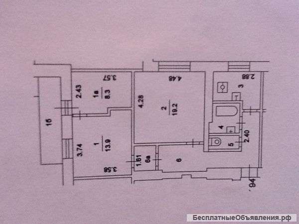 Квартира в тихом центре Москвы