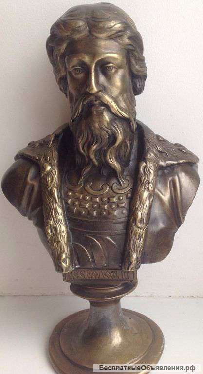 Бронзовый бюст "Всеволод 3" Ф.Шопенъ 1968г