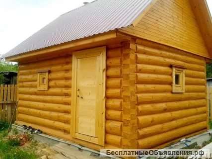 Срубы домов и бань из бревна