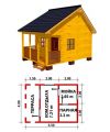 8) Баня 4*5,5 м. Под усадку. На ленточном фундаменте