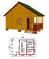 9) Баня 4*6 м. Под усадку. На ленточном фундаменте