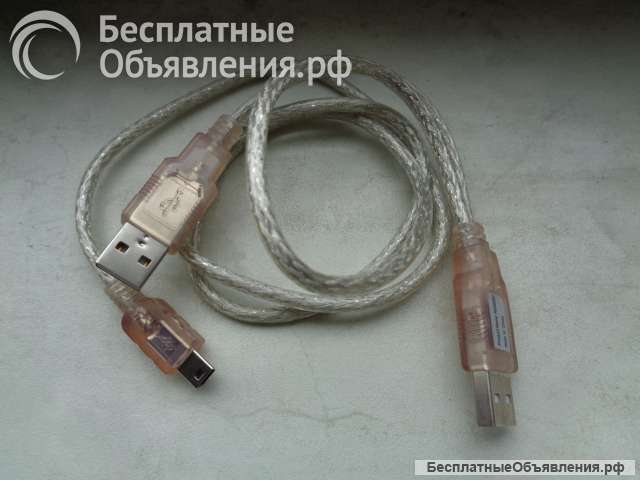 Кабель USB 2.0- mini USB (USB Mini B) 85 см