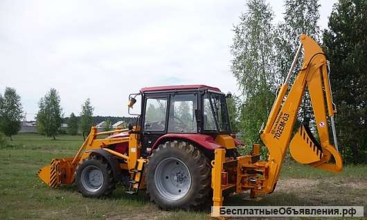 Экскаватор-погрузчик Амкодор 702ЕМ-03