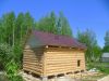 Сруб бани в лапу 4х6
