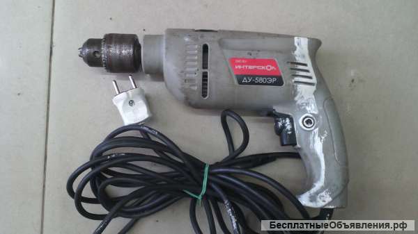 Дрель Интерскол ду-580эр