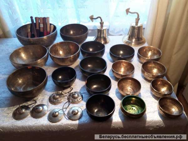 Поющие чаши продам из Тибета настоящие кованые