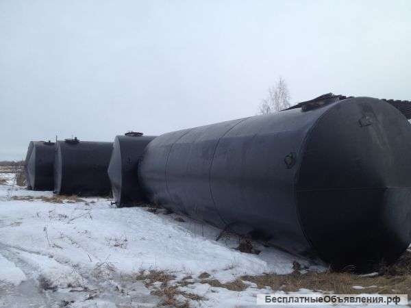 Шестидесяти кубовая для бензина емкость из металла б/у