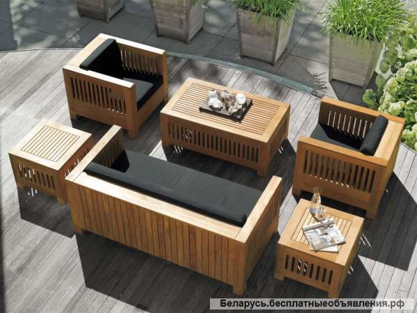 Садовая мебель из дерева под заказ