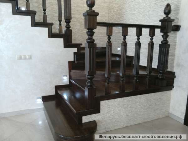 Элитные деревянные лестницы из любых пород древесины