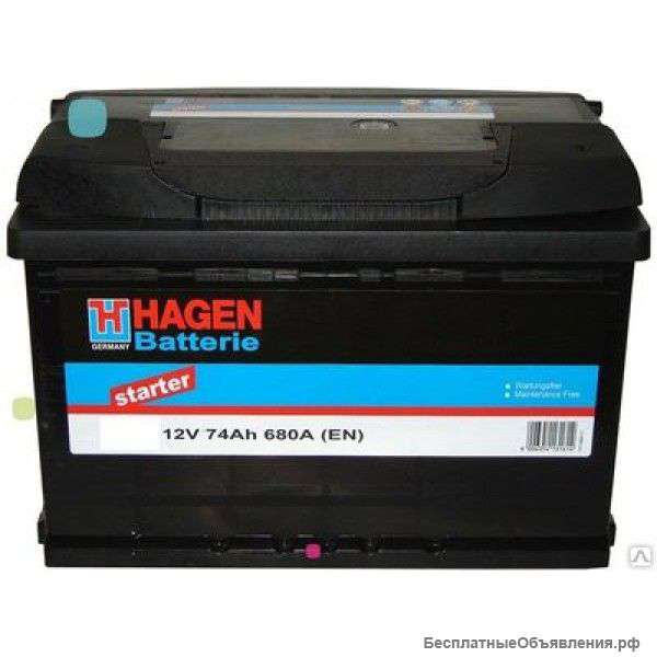 Aккумуляторы Hagen 74 Ah